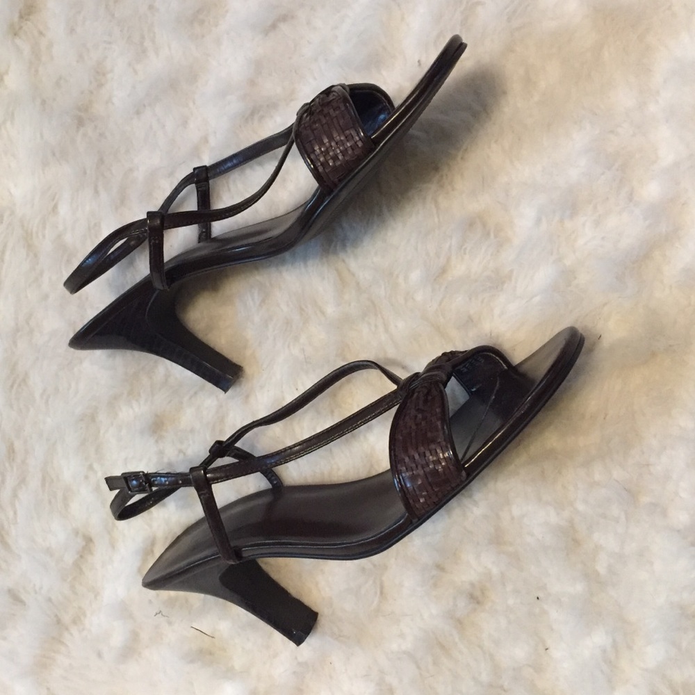 Strappy heels, size 9